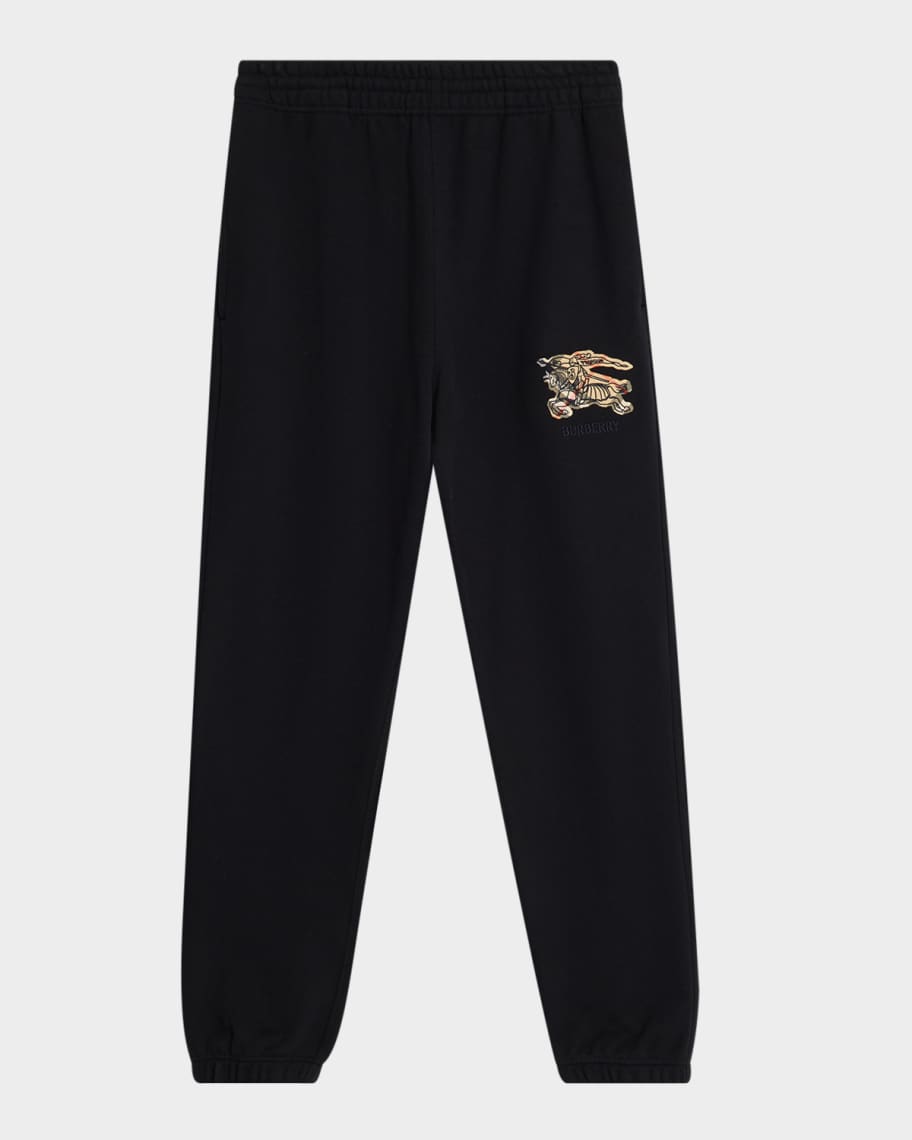 Burberry Men's EKD Check Slim Cotton Joggers | Neiman Marcus