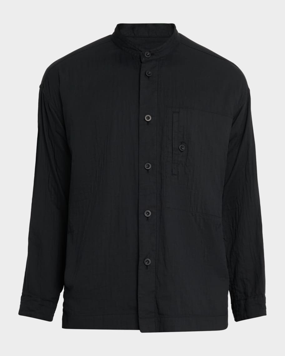 Homme Plisse Issey Miyake Men's Double-Faced Cotton Button-Down