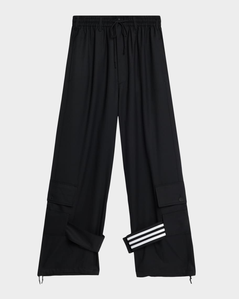 Y-3 x Y-3 Men's Refined Wool Cargo Pants | Neiman Marcus