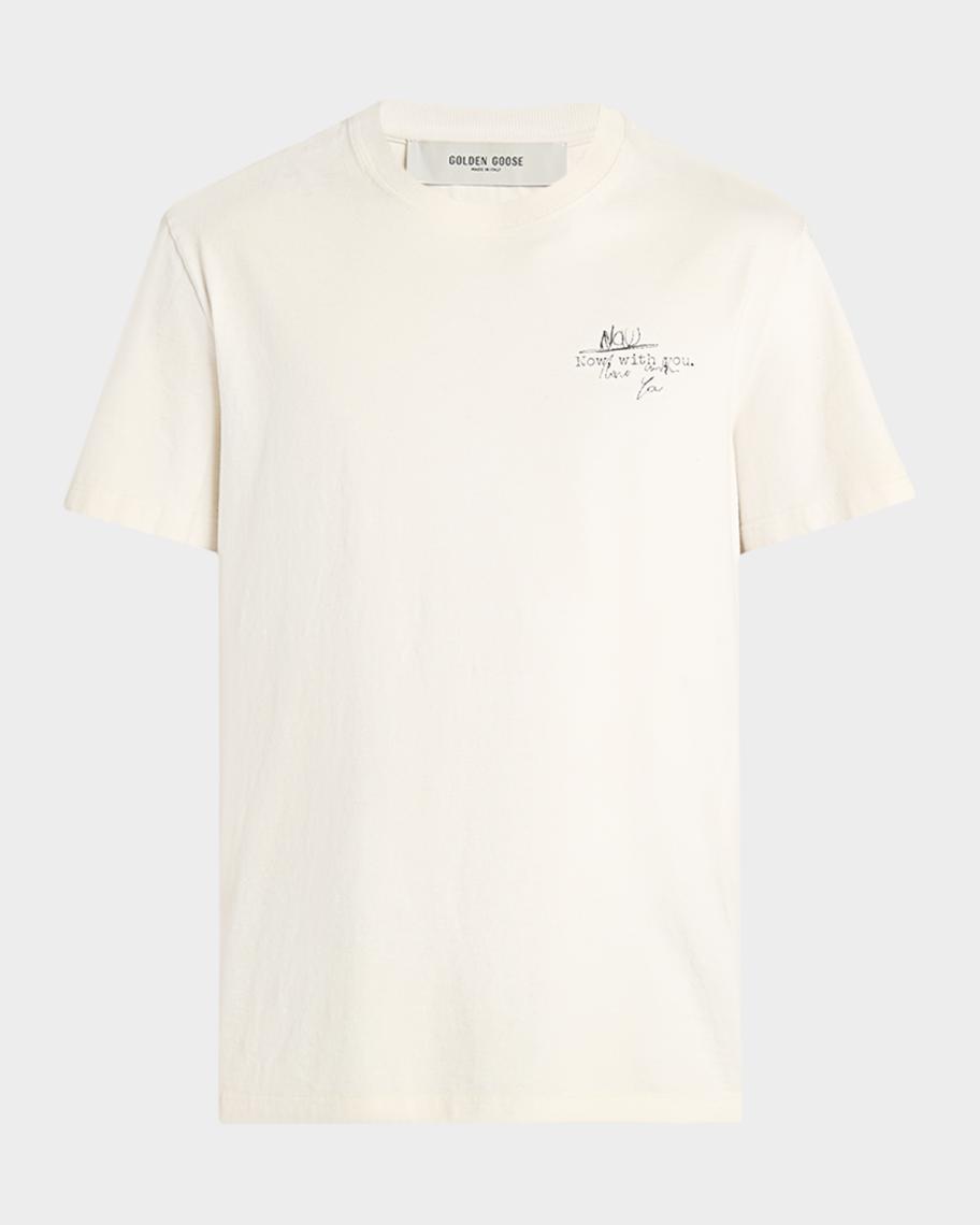 Golden Goose Men's Journey Script Graphic T-Shirt | Neiman Marcus