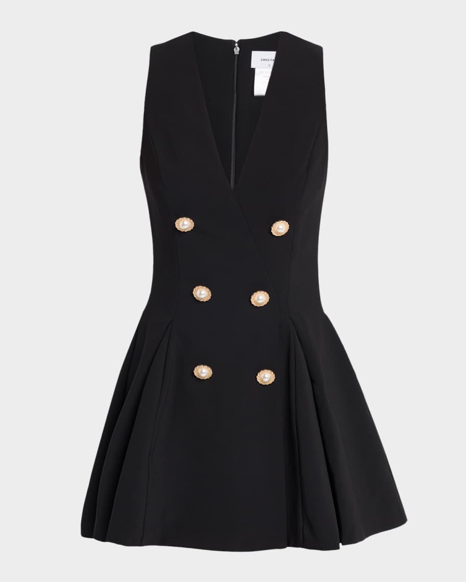 knee length dresses for ladies Noir Mini Dress – SANS FAFF main image 1