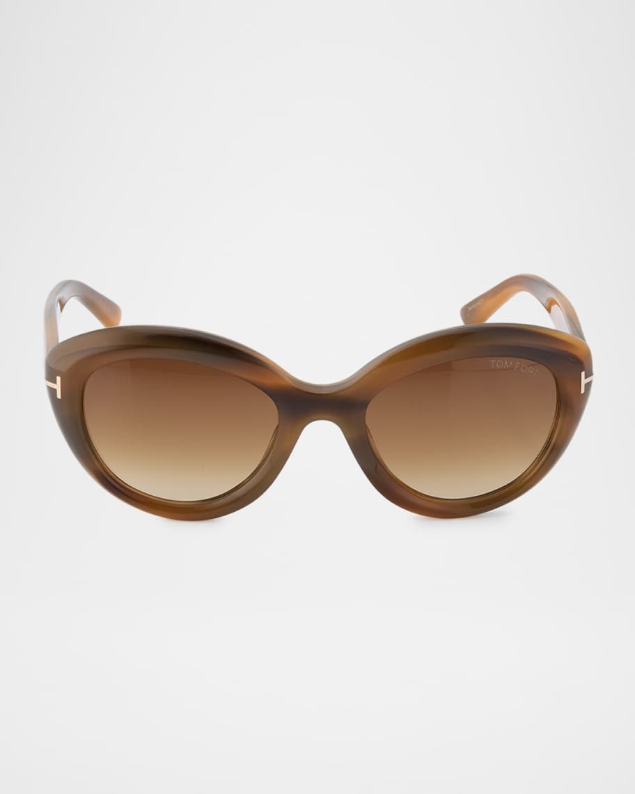 TOM FORD Stacy 53MM Cat-Eye Sunglasses | Neiman Marcus