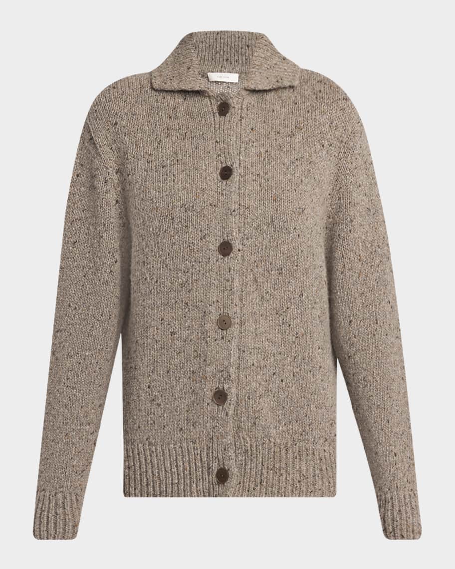 THE ROW Mauri Cashmere Collared Cardigan | Neiman Marcus