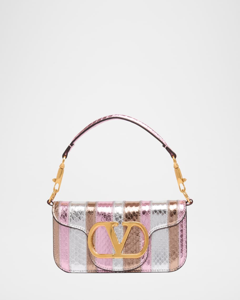 VALENTINO GARAVANI ビーズバッグ 2点セット 花柄 Valentino Garavani Loco Small Flower Bird Beaded Satin Shoulder