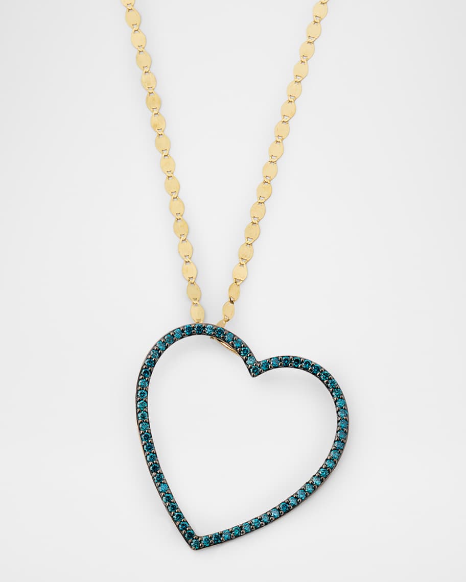 アクセサリー HUMAN MADE HEART NECKLACE BLUE Human Made Men's Heart Necklace in Silver Human Made