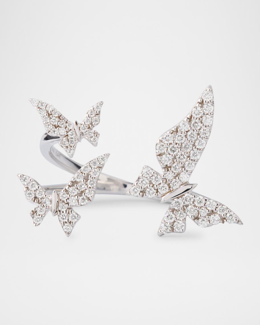 LANA Mutli Butterfly Diamond Wrap Ring | Neiman Marcus