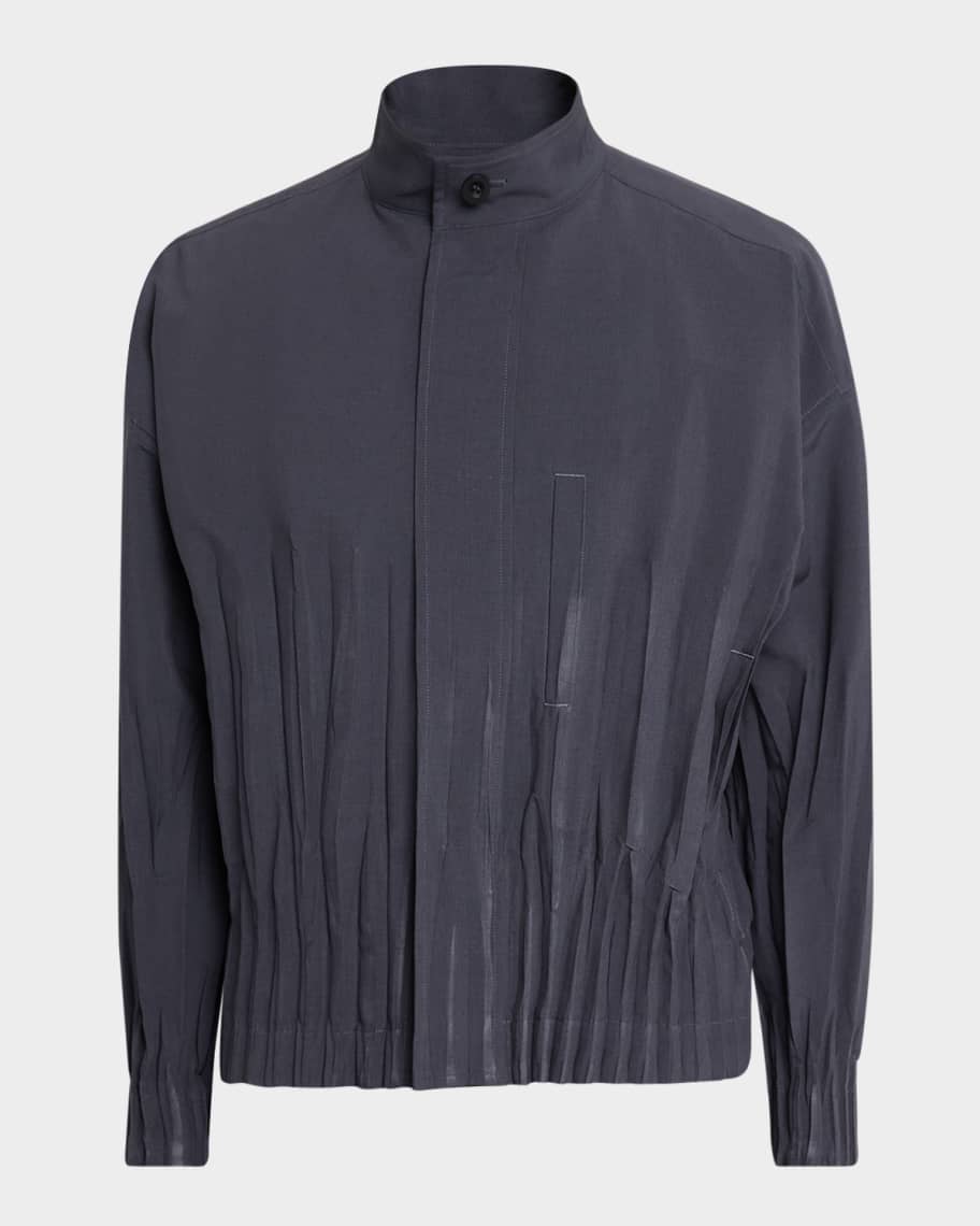 Issey Miyake Men's Waft Blouson Jacket | Neiman Marcus