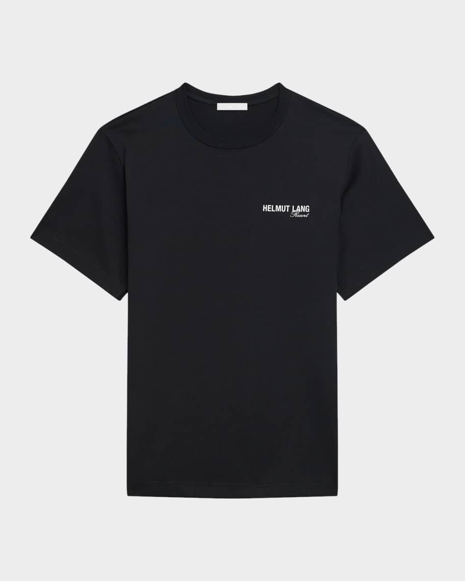 Helmut Lang Men's Ski Map Cotton T-Shirt | Neiman Marcus