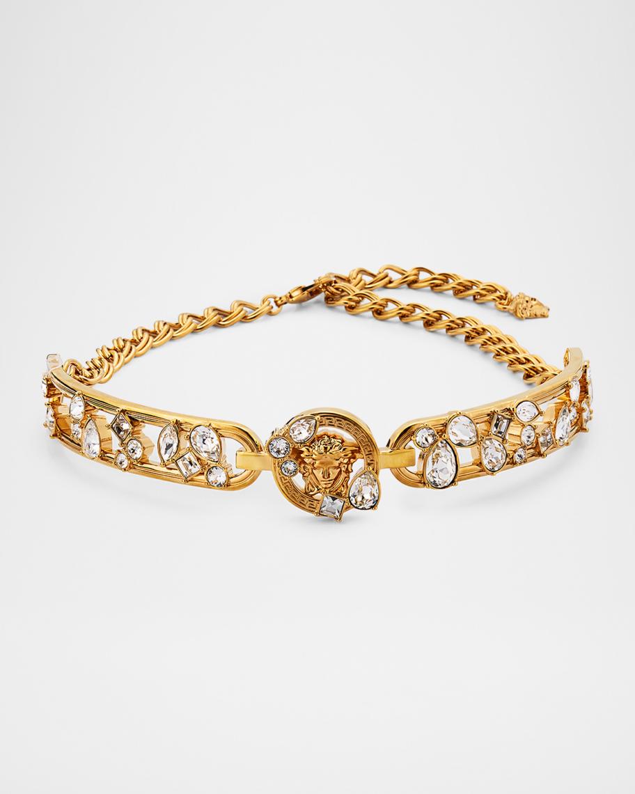 最終　Versace 18K choker Versace Crystal Medusa Choker | Neiman Marcus