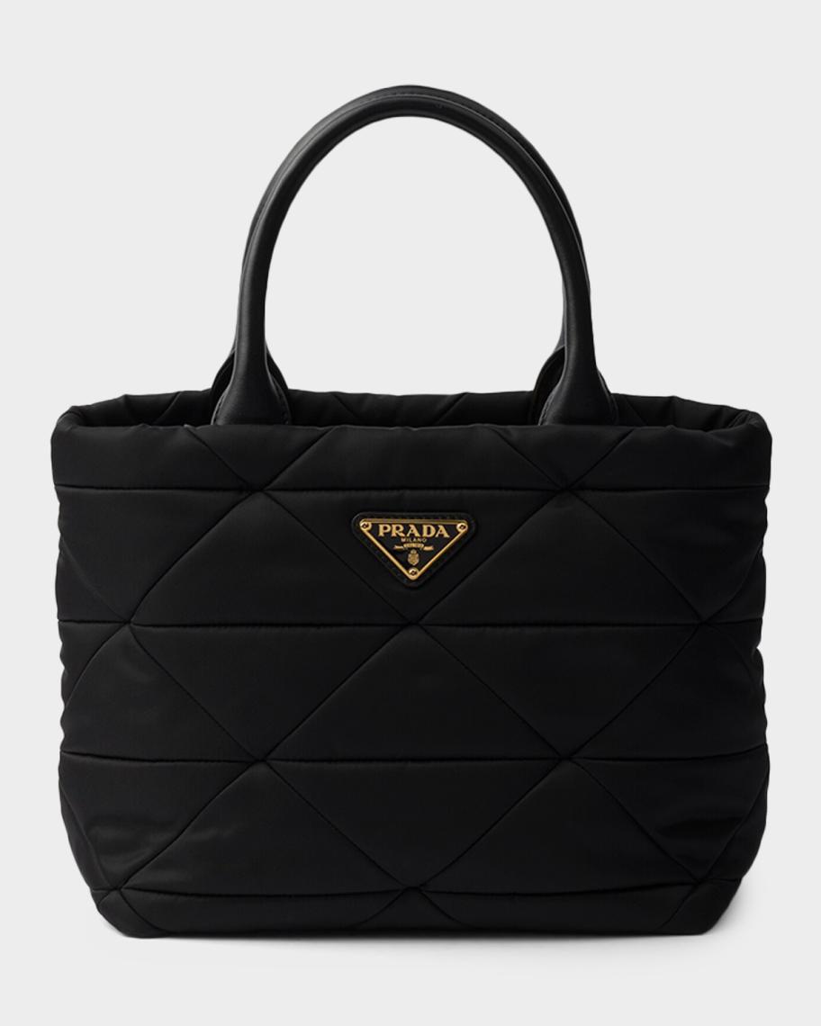 Prada Small Padded Re-Nylon Tote Bag | Neiman Marcus
