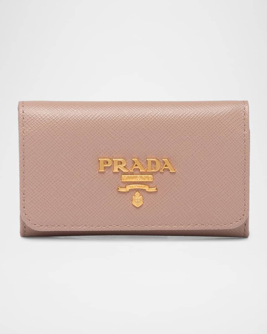 Prada Saffiano Leather Keychain | Neiman Marcus