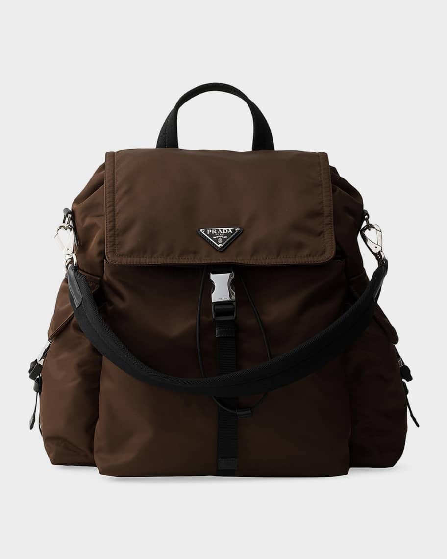 PRADA リュック　 Prada Men's Explore Re-Nylon & Leather Backpack | Neiman Marcus