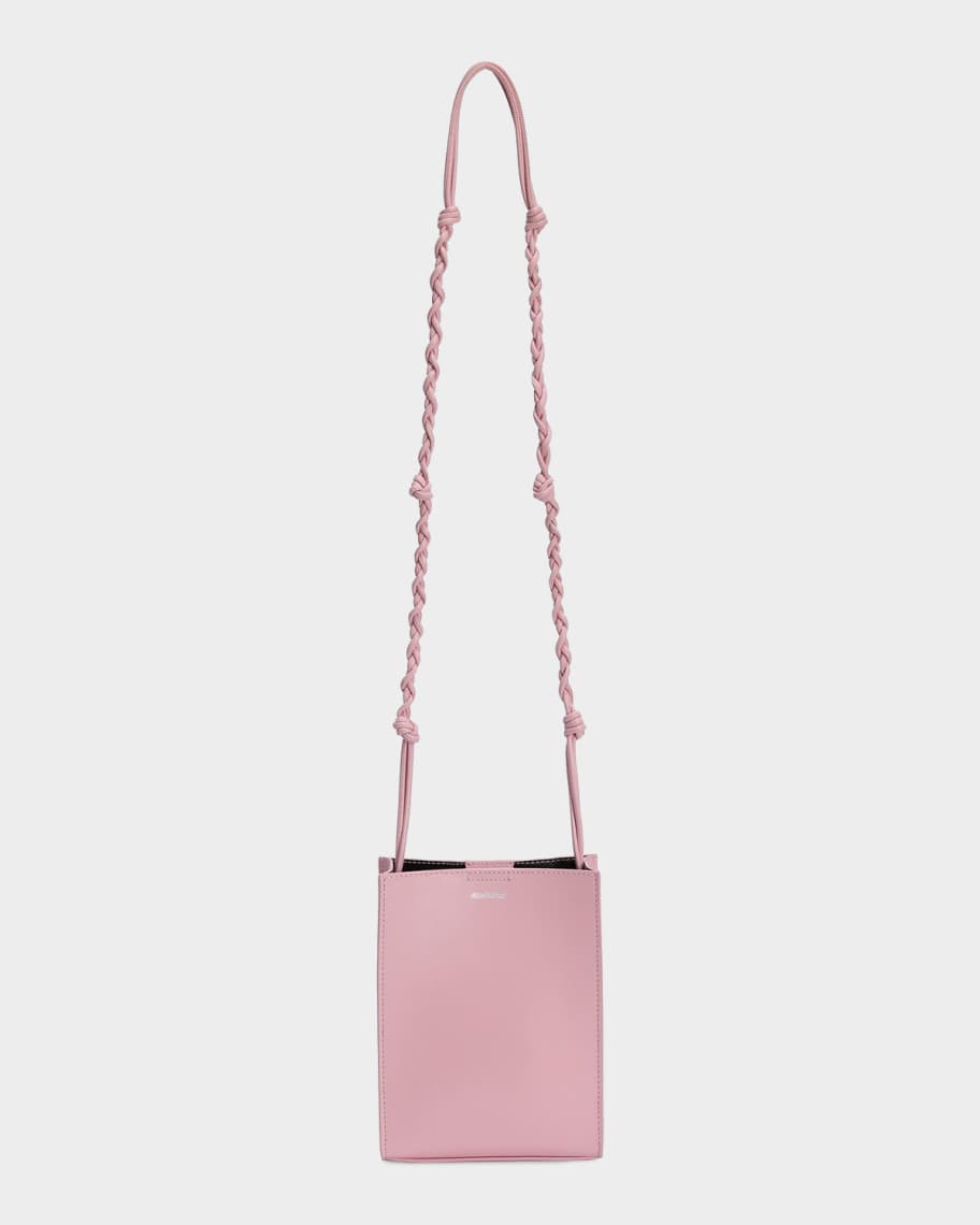 Jil Sander Tangle Small Braided-Strap Leather Crossbody Bag