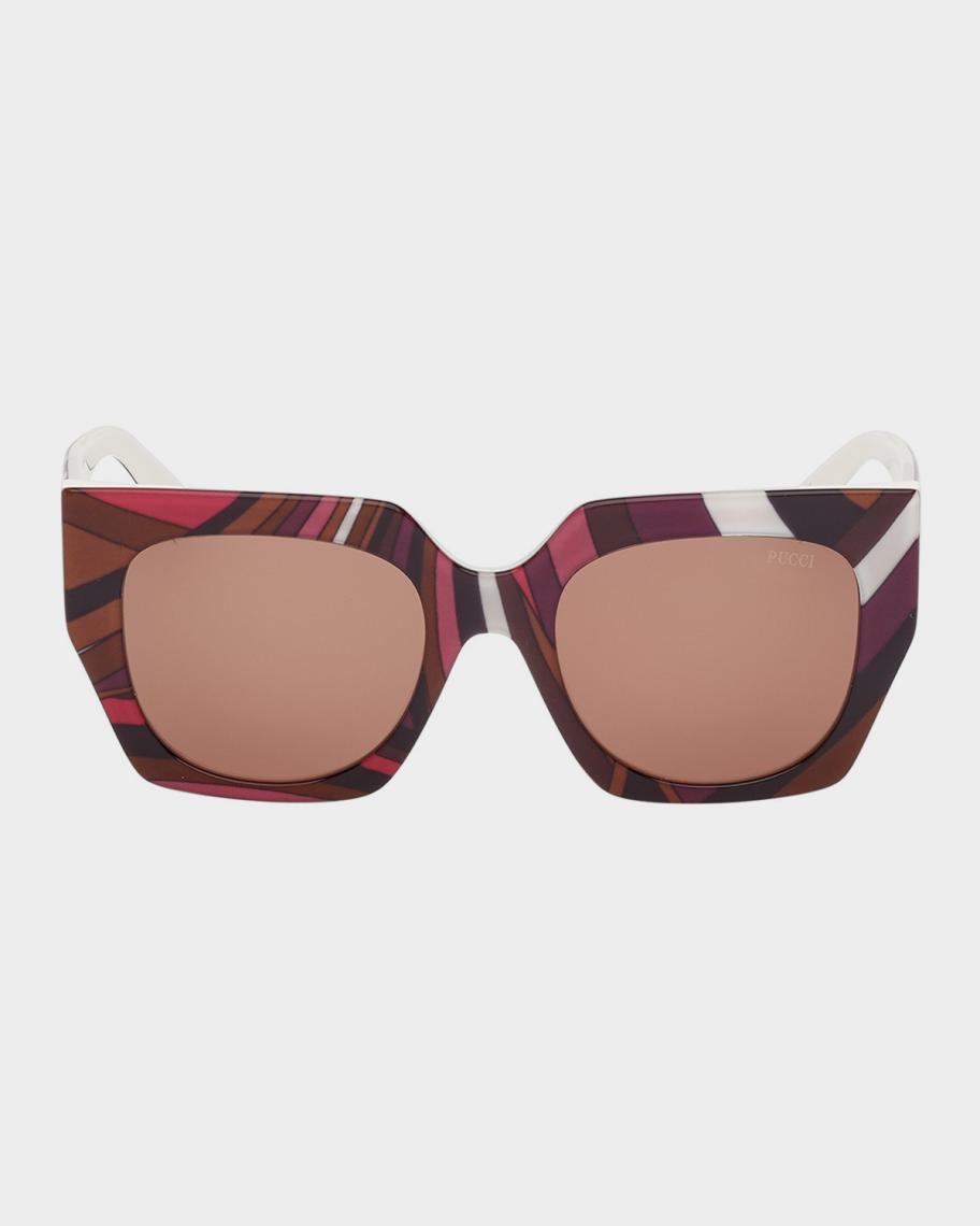 Pucci 51mm Square Acetate Sunglasses | Neiman Marcus