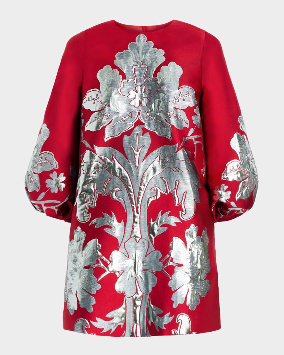 Mestiza New York Rosanna Jacquard Mini Dress | Neiman Marcus