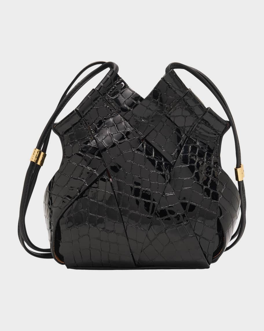 Ulla Johnson Charlotte Woven Leather Crossbody Bag | Neiman Marcus