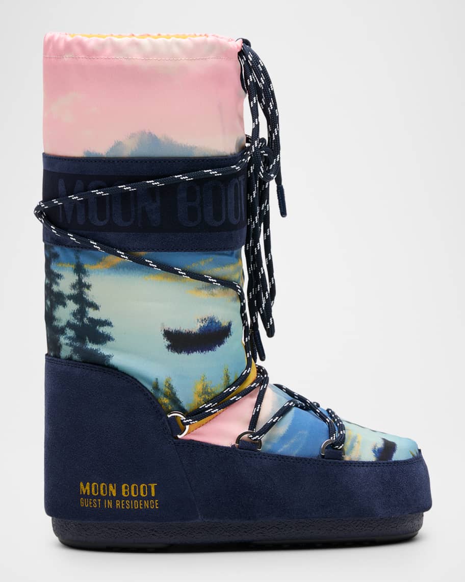 Moon Boot x Guest in Residence Icon Horse-Printed Knee-High Snow