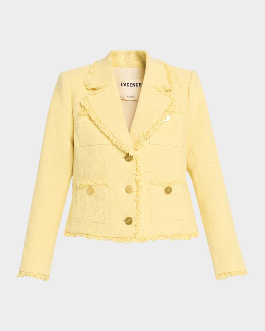 L'Agence Sylvia Tweed Jacket | Neiman Marcus