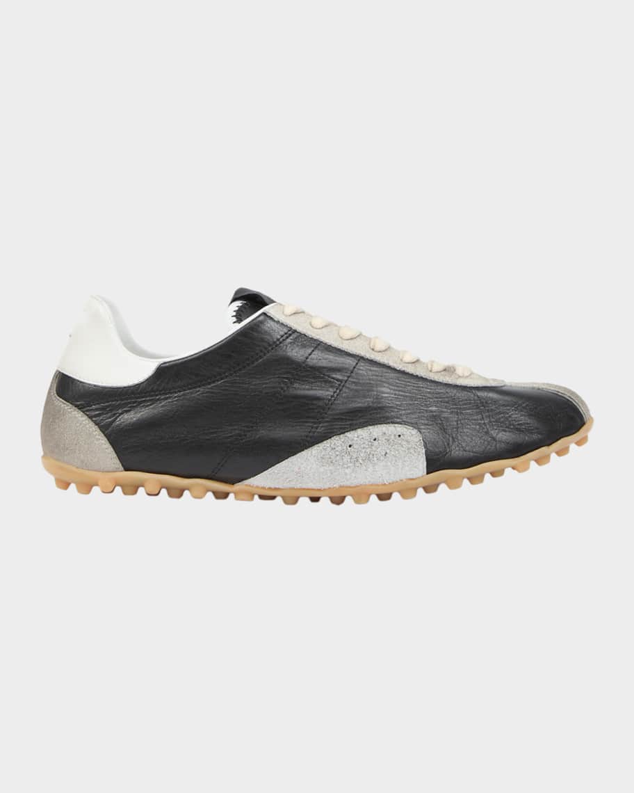 763　Maison Margiela Maison Margiela Men's Sprinters Nylon and Leather Low-Top Sneakers