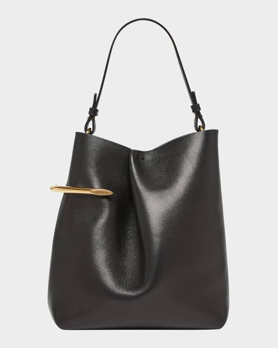 Givenchy Pinch Top-Handle Bag in Grain Leather | Neiman Marcus