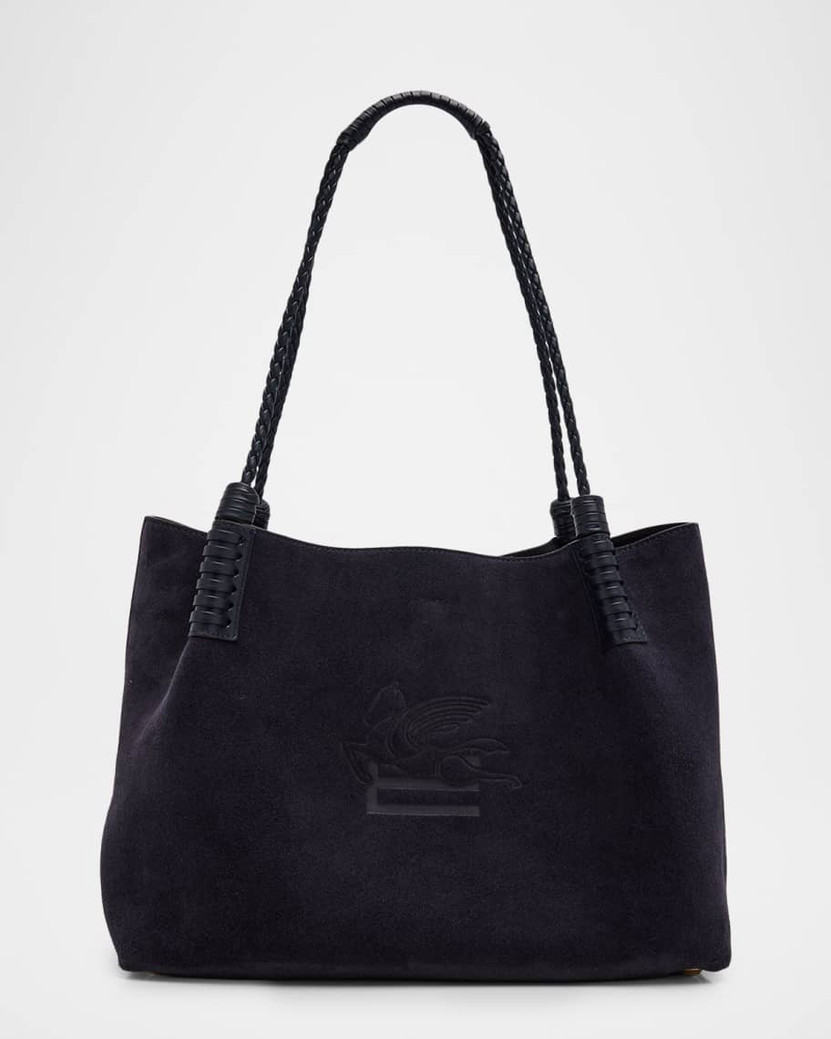 Etro Libra Small Suede Tote Bag | Neiman Marcus