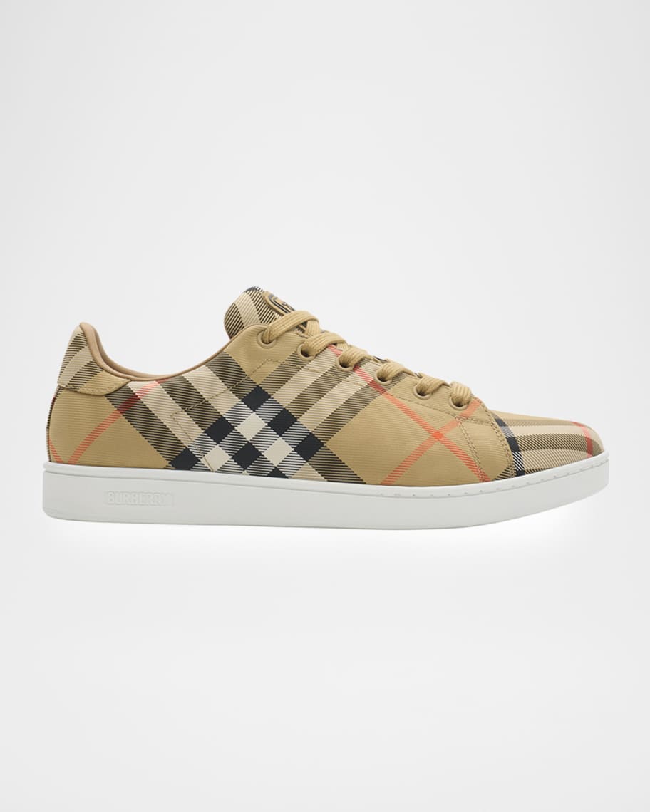 Burberry Set Check Low-Top Sneakers | Neiman Marcus