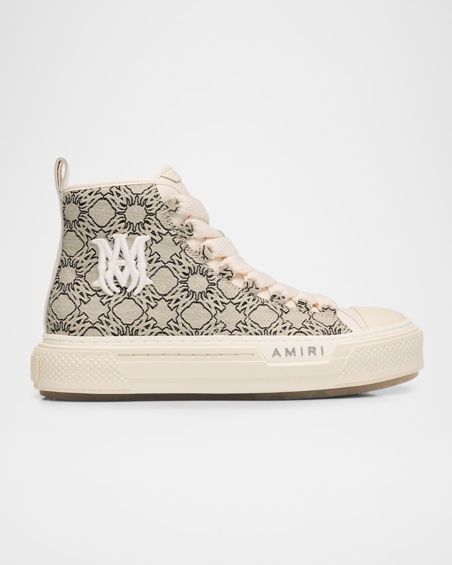Amiri Men's MA Quad Court Hi Embroidered High-Top Sneakers