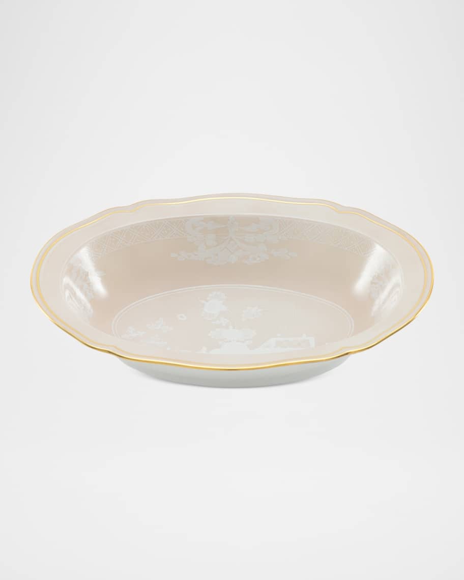 Oriente Italiano Meringa Deep Oval Serving Bowl