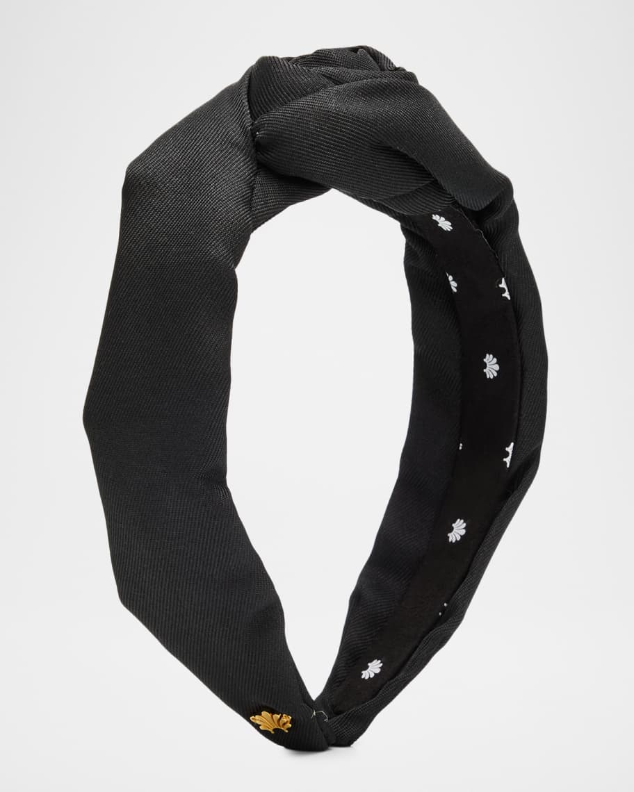Lele Sadoughi Jet Rosette Headband | Neiman Marcus