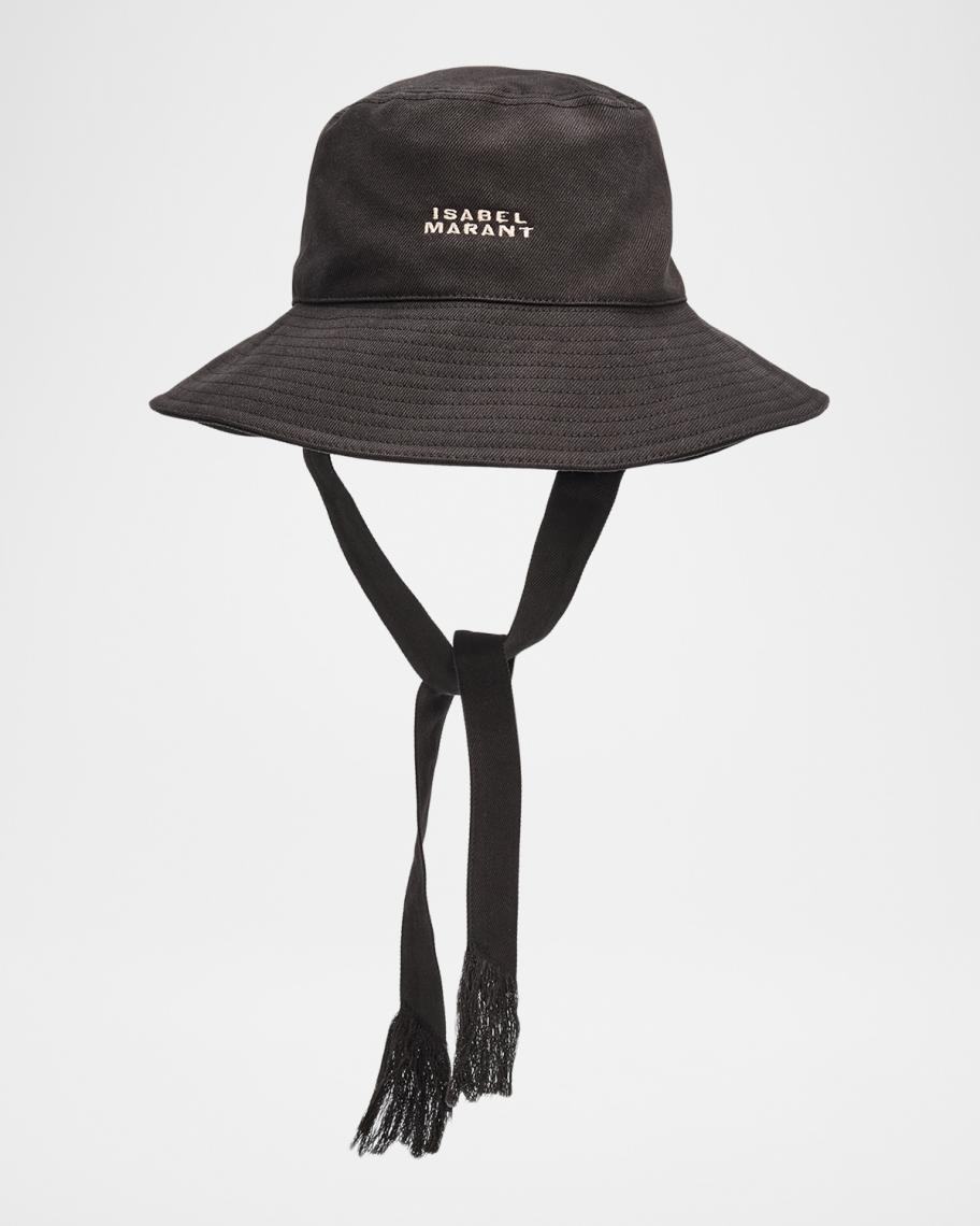 Isabel Marant Shaley Embroidered Bucket Hat | Neiman Marcus display picture 1
