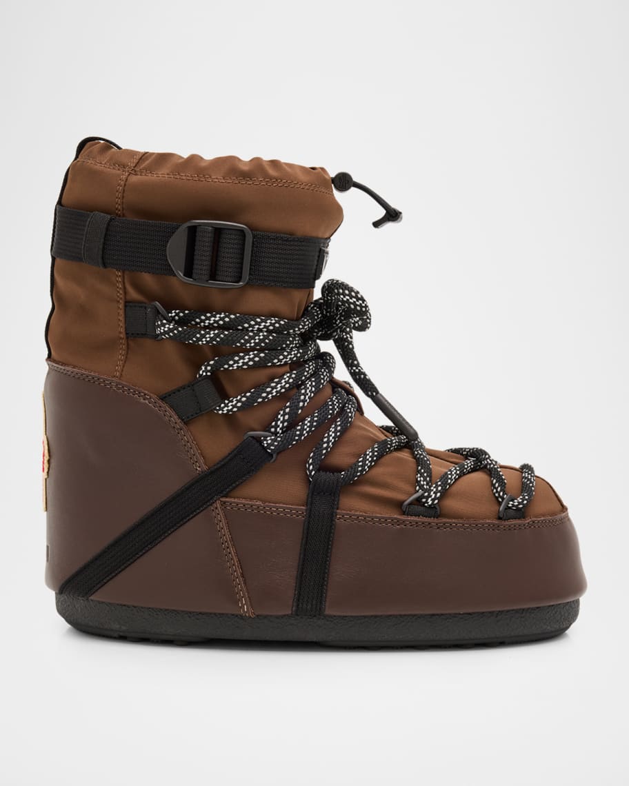 Moncler x Moon Boot Icon Low Padded Snow Boots | Neiman Marcus