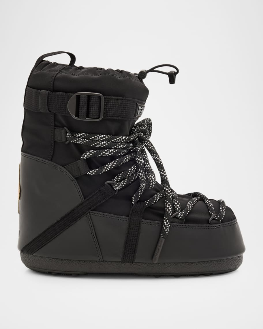 Moncler x Moon Boot Icon Low Padded Snow Boots | Neiman Marcus