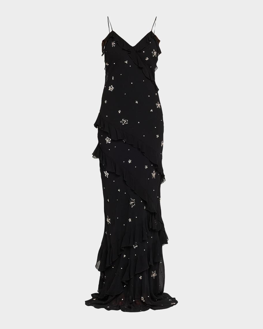 LoveShackFancy Rialto Embellished Maxi Dress | Neiman Marcus