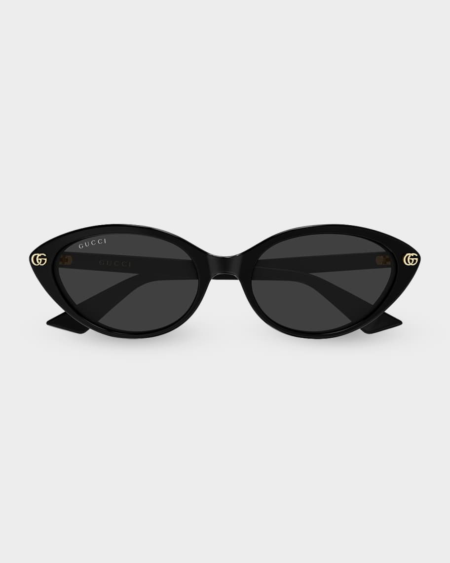 Gucci 54mm Acetate Cat-Eye Sunglasses | Neiman Marcus