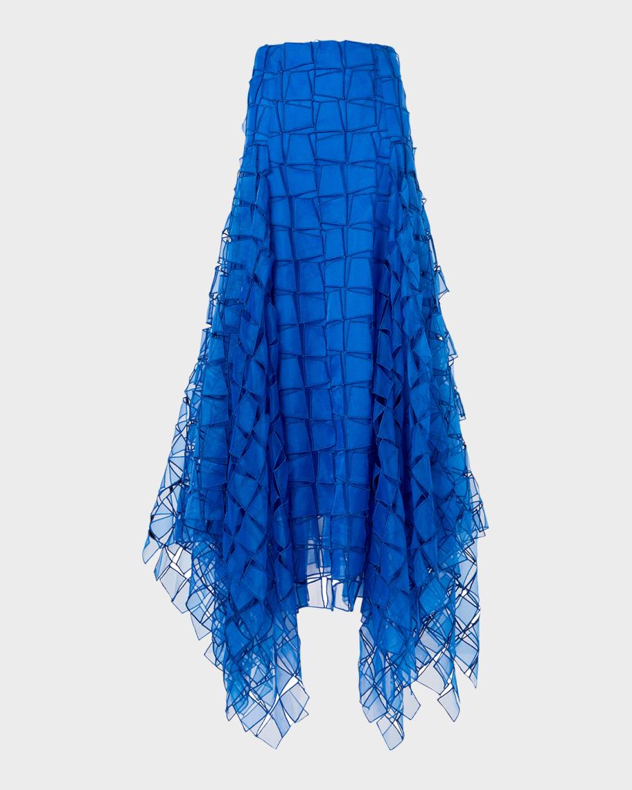 スカート Ashley skirt marno Akris Embroidered Organza Maxi Handkerchief Skirt | Neiman Marcus