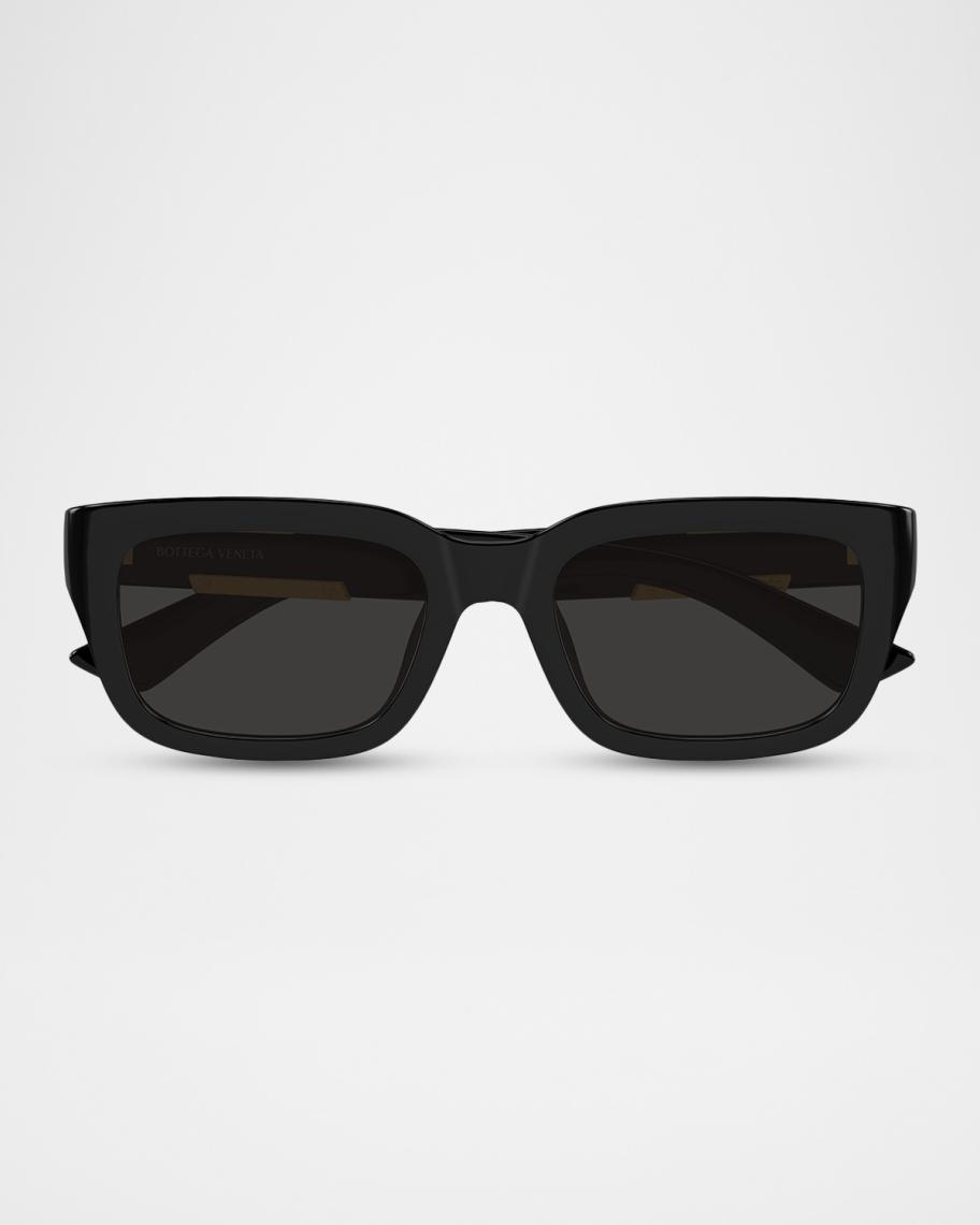 Bottega Veneta 54mm Bio-Injected Square Sunglasses | Neiman Marcus