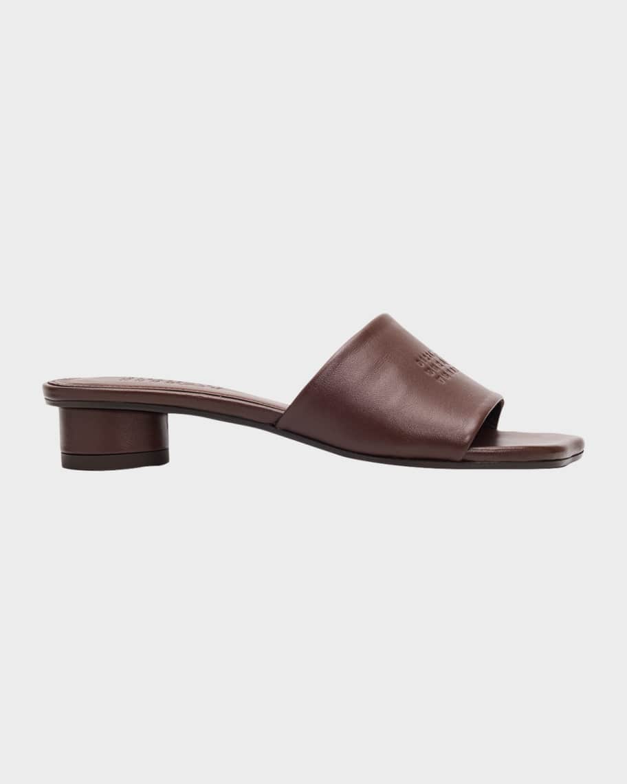 MM6 Maison Margiela 25mm Anatomic Leather Slide Sandals | Neiman