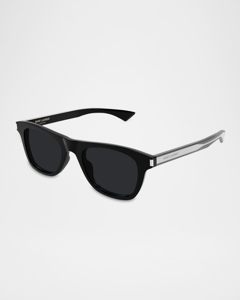 Saint Laurent Men's SL 879-001 Acetate Square Sunglasses | Neiman