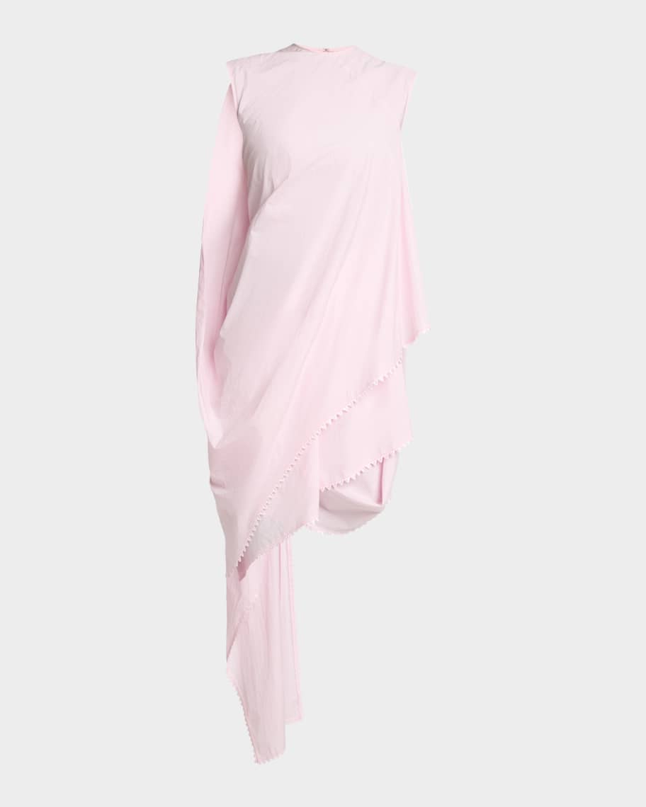 sleeveless draped front asymmetric hem dress WEDTREND Women Little Black Dress Bodycon Asymmetrical Neck Spaghetti  Straps Cocktail Dress with Streamer – Wedtrend UK main image 0