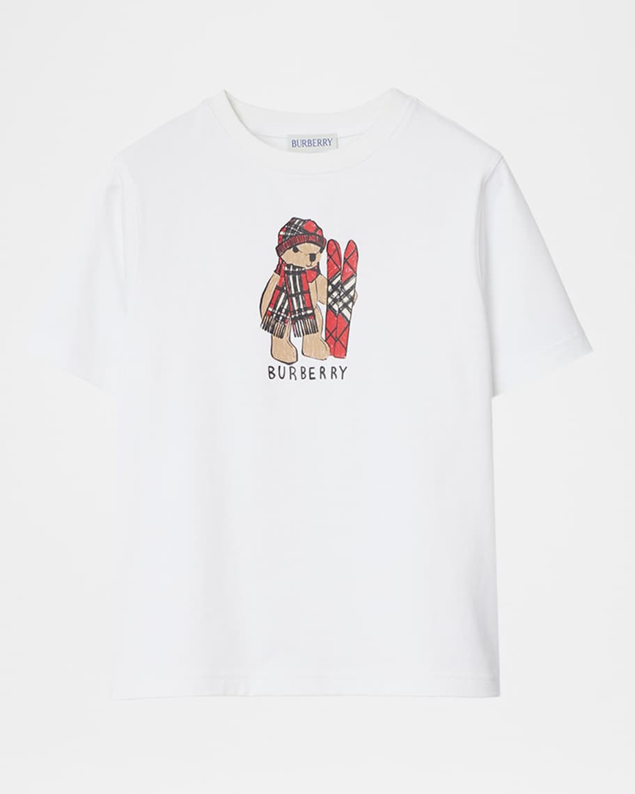 Burberry Girl's Ski Bear Cotton T-Shirt, Size 3-14 | Neiman Marcus