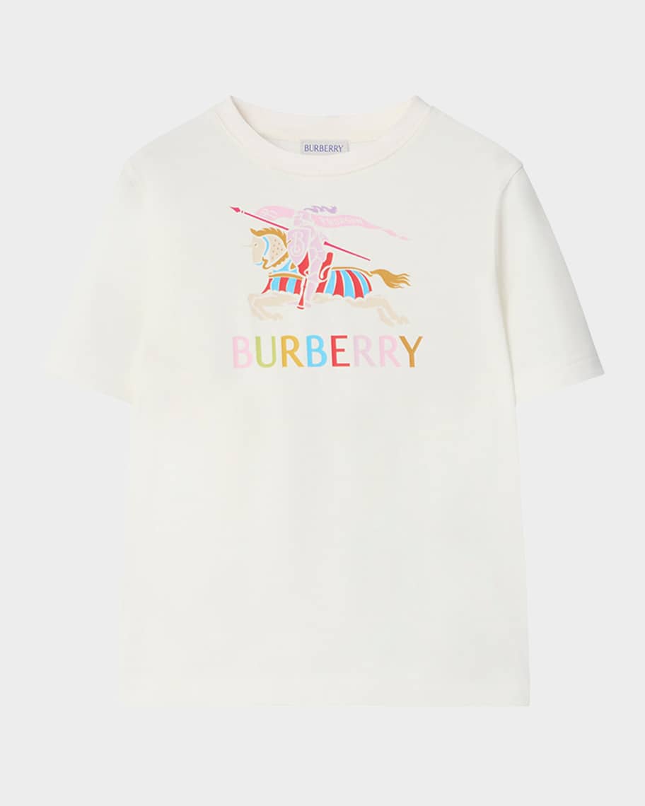 Burberry Girl's Multicolor EKD Cotton T-Shirt, Size 3-14 | Neiman