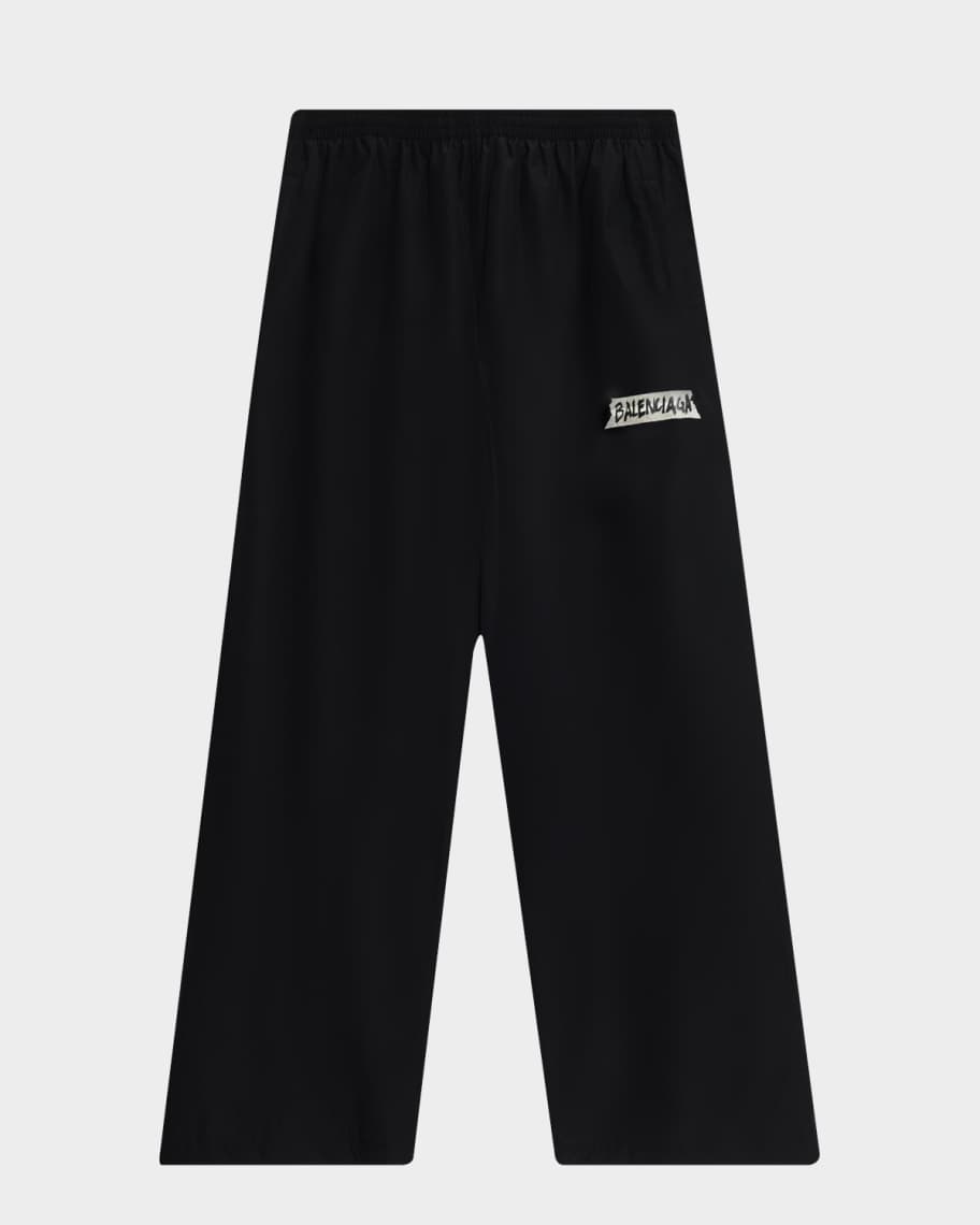 Balenciaga Men's Masking Tape Tracksuit Pants | Neiman Marcus
