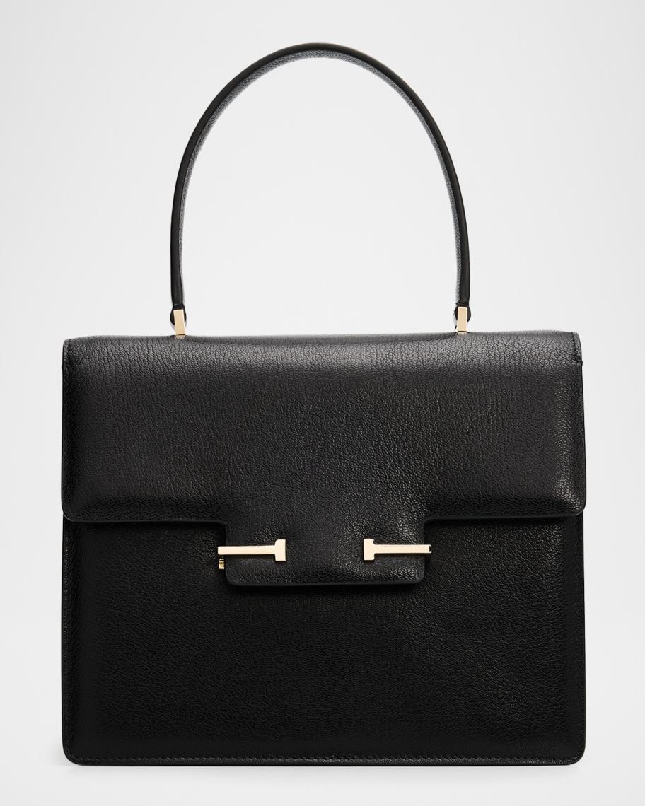 TOM FORD Aube Small Leather Top-Handle Bag | Neiman Marcus