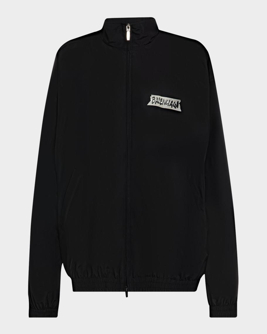 Balenciaga Men's Masking Tape Track Jacket | Neiman Marcus