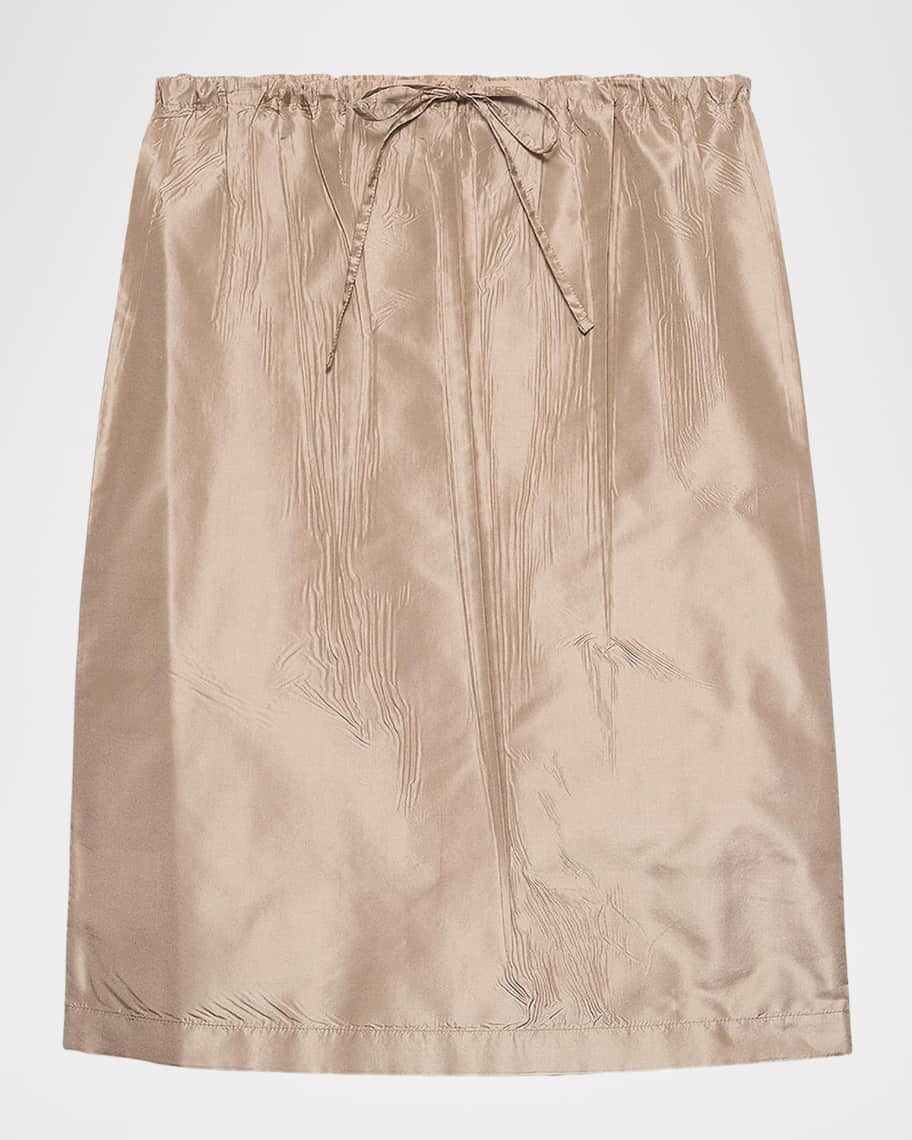 【PRADA】プラダ 40 シルク ドレス タグ付 MADE IN ITALY PRADA】プラダ 40 シルク ドレス タグ付 MADE IN ITALY