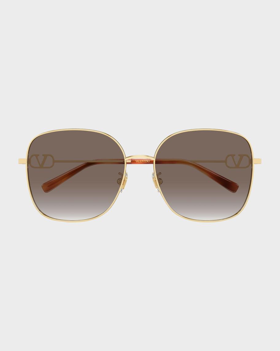 Valentino Garavani VLogo Signature 59mm Square Sunglasses | Neiman