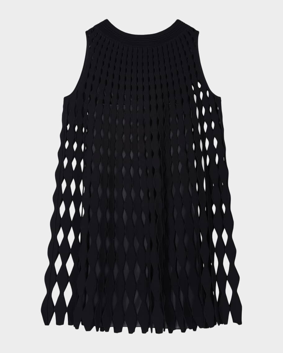 white christmas dresses Buy Online FOCUS by Shani - Sleeveless Laser Cut Dress in Black/Pink for  Women