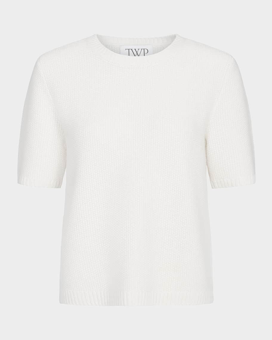 TWP Seed Stitch Audrey Cashmere Sweater | Neiman Marcus