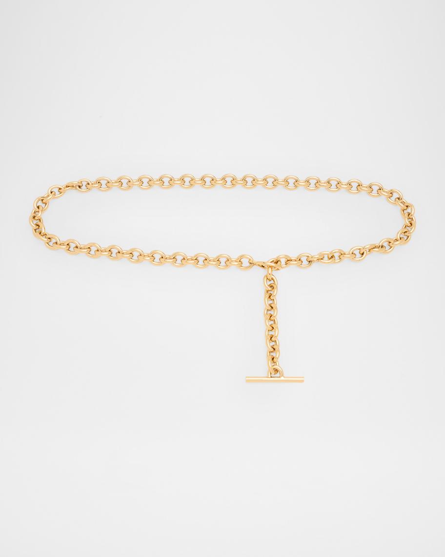 McQueen T-Bar Chain Belt | Neiman Marcus