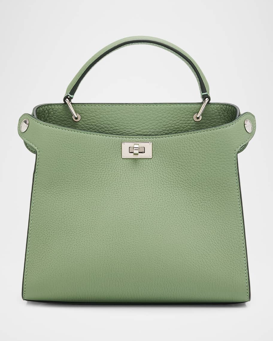 Michino Paris Lutece Mini Grained Leather Top-Handle Bag | Neiman